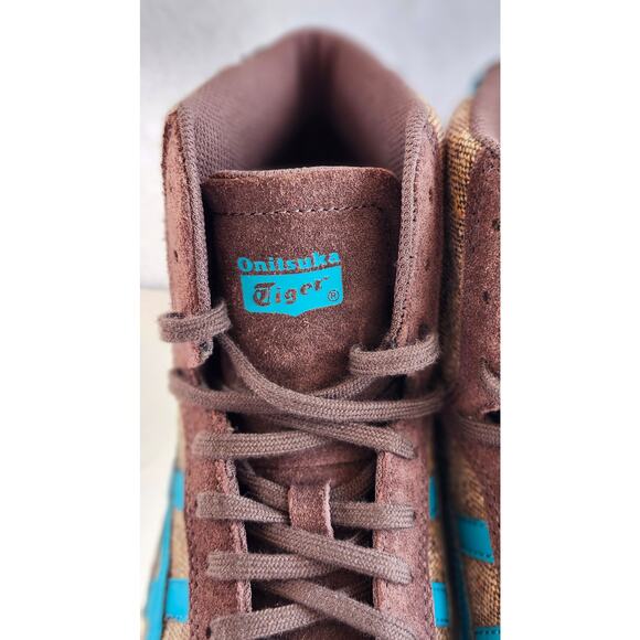 Asics Onitsuka Tiger Womens Seck High Brown Tweed CapriBreeze Size 7.5 S0079 - Picture 3 of 14